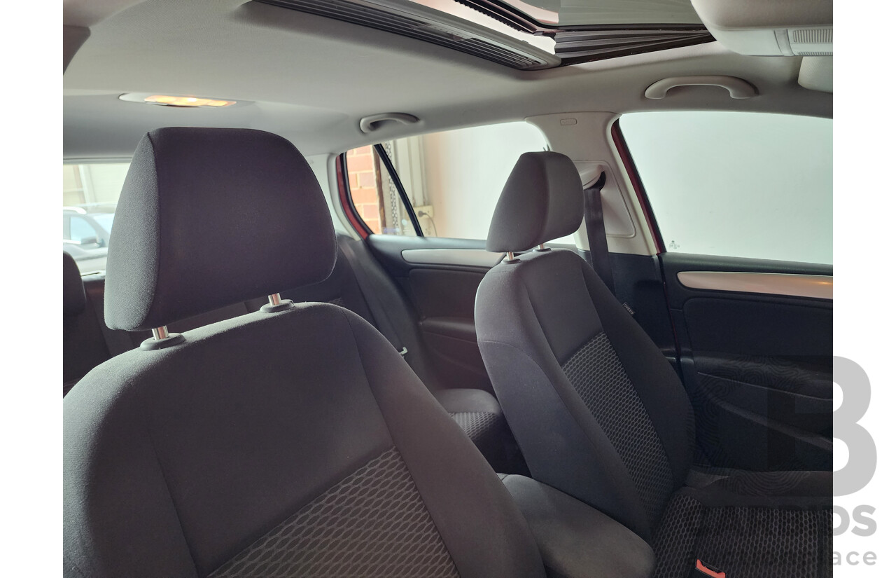 7/2010 Volkswagen Golf 90 TSI Trendline 1K MY10 5d Hatchback Red 1.4L