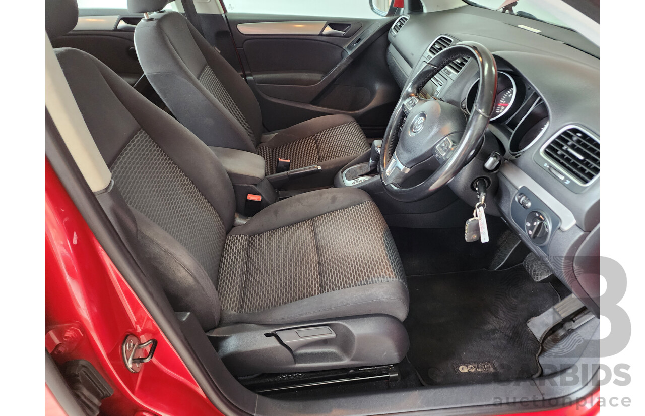 7/2010 Volkswagen Golf 90 TSI Trendline 1K MY10 5d Hatchback Red 1.4L