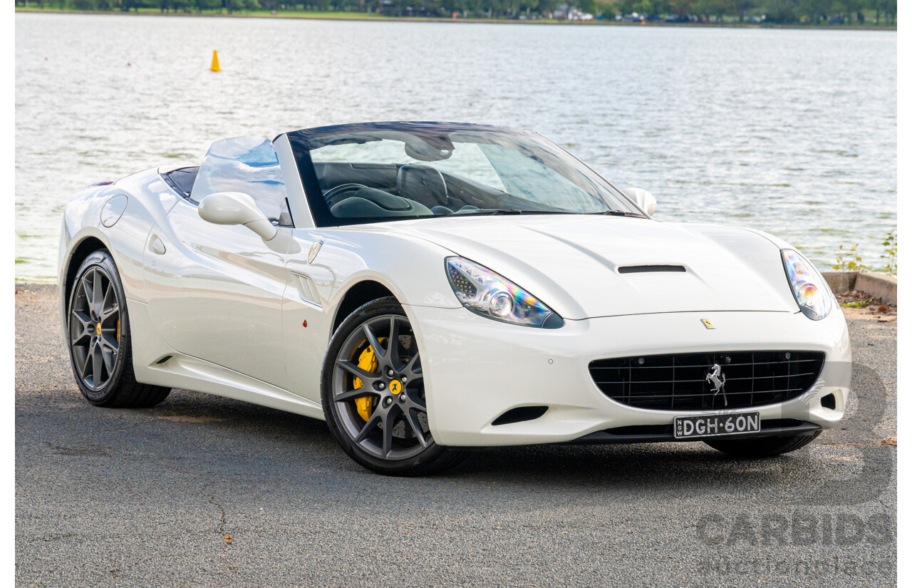 6/2012 Ferrari California 30 Edition 2d Convertible Bianco White V8 4.3L