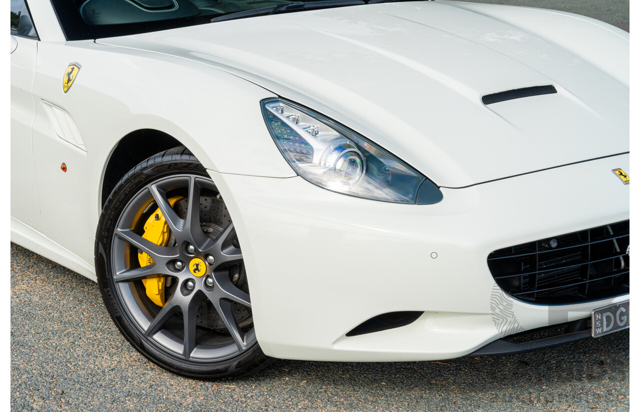 6/2012 Ferrari California 30 Edition 2d Convertible Bianco White V8 4.3L