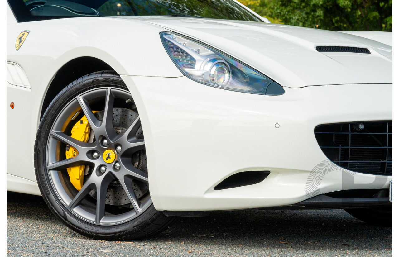 6/2012 Ferrari California 30 Edition 2d Convertible Bianco White V8 4.3L