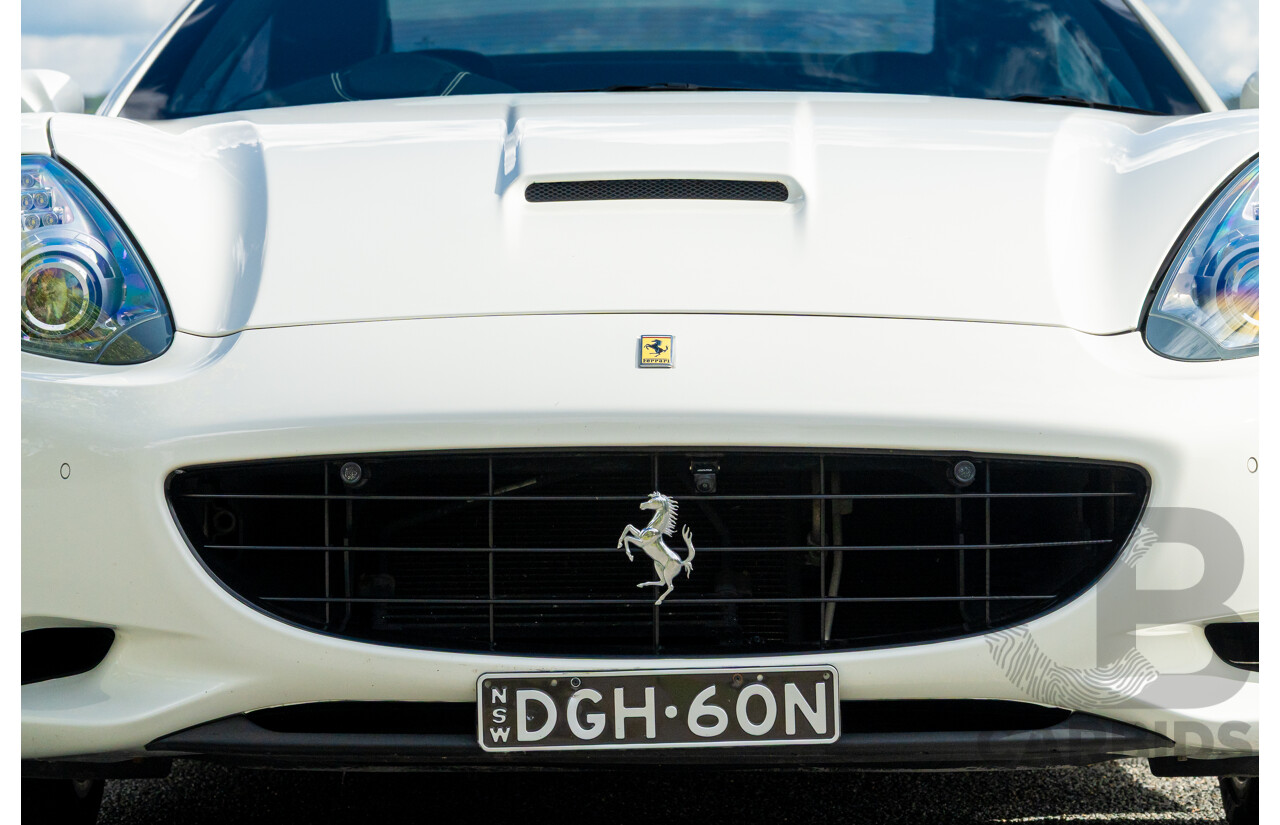 6/2012 Ferrari California 30 Edition 2d Convertible Bianco White V8 4.3L