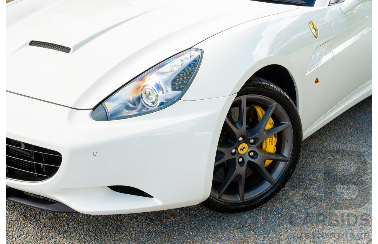 6/2012 Ferrari California 30 Edition 2d Convertible Bianco White V8 4.3L