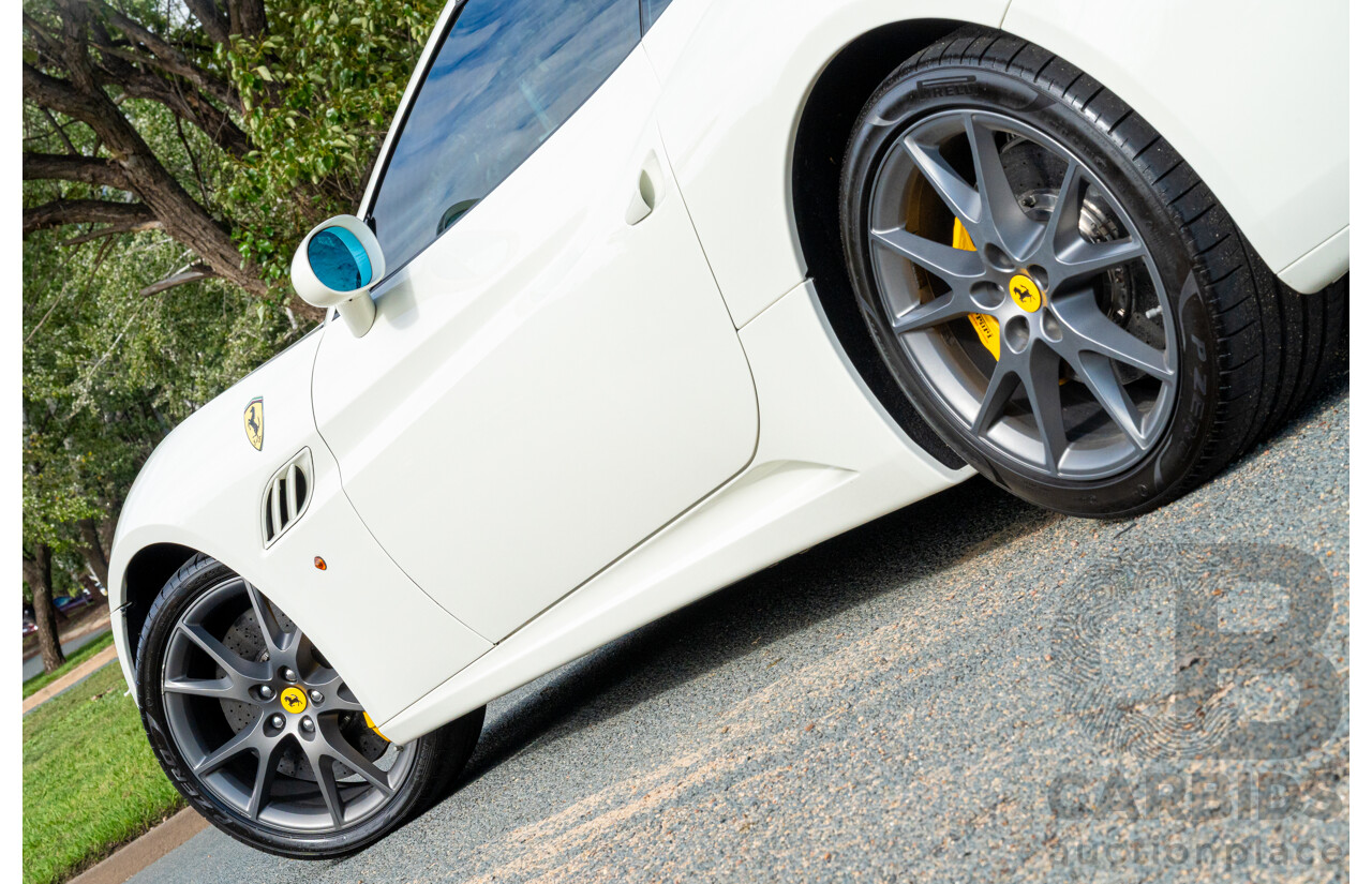 6/2012 Ferrari California 30 Edition 2d Convertible Bianco White V8 4.3L