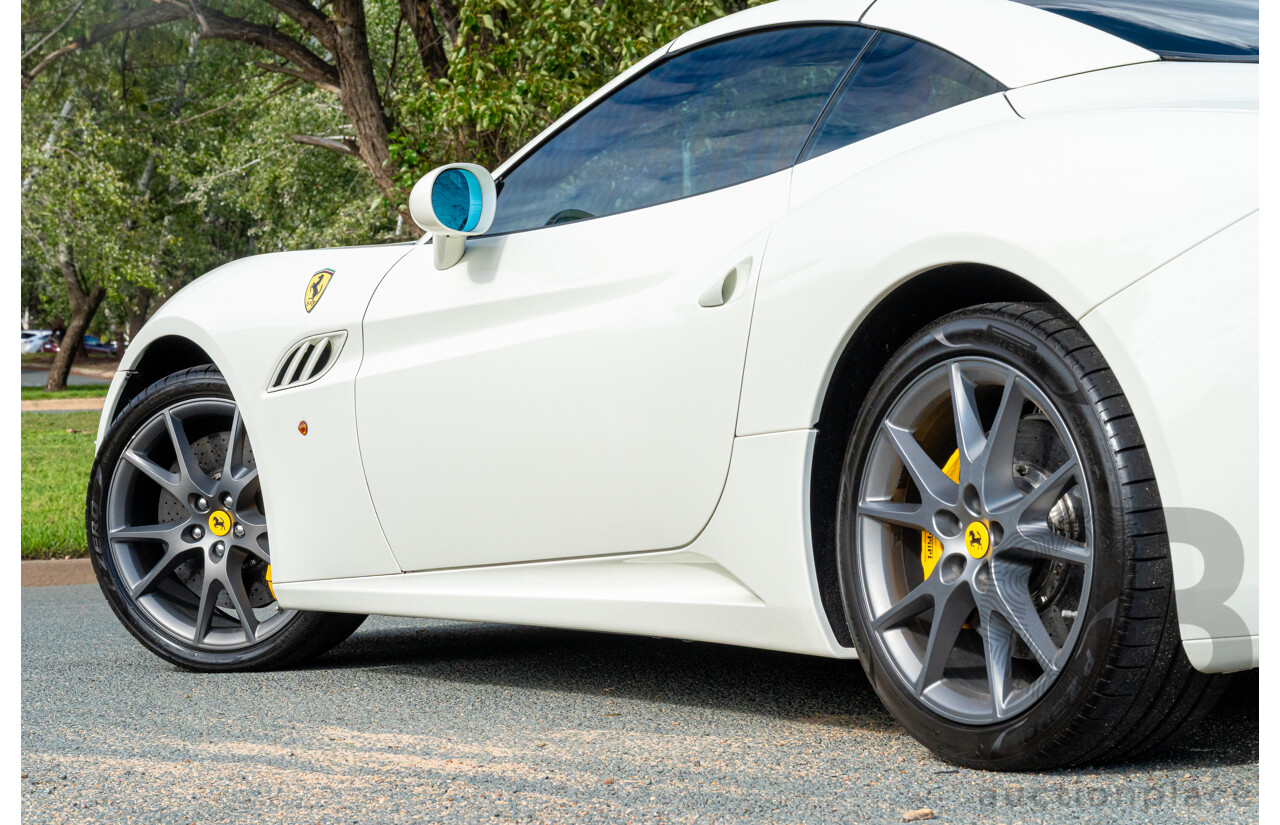6/2012 Ferrari California 30 Edition 2d Convertible Bianco White V8 4.3L