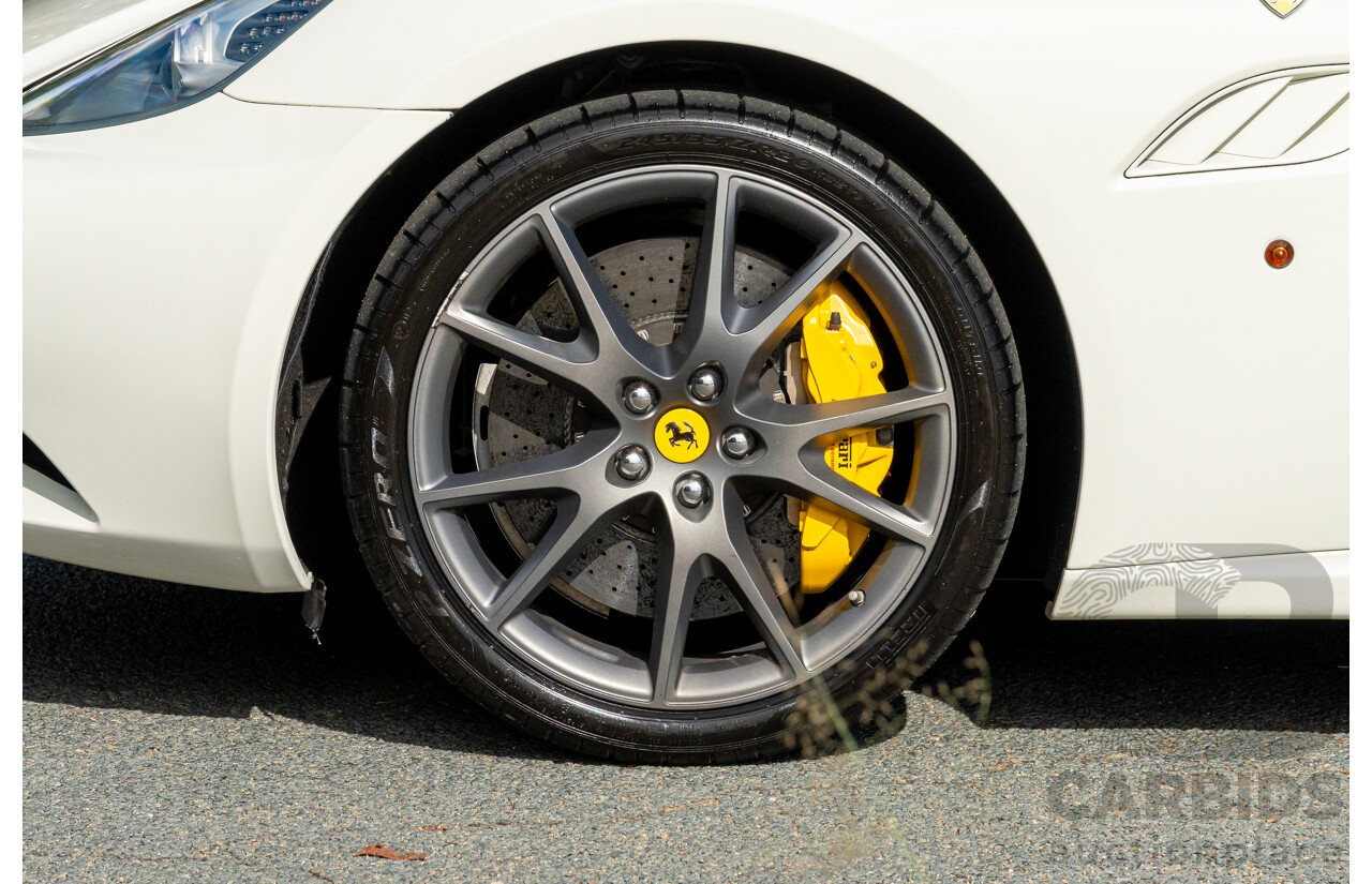 6/2012 Ferrari California 30 Edition 2d Convertible Bianco White V8 4.3L