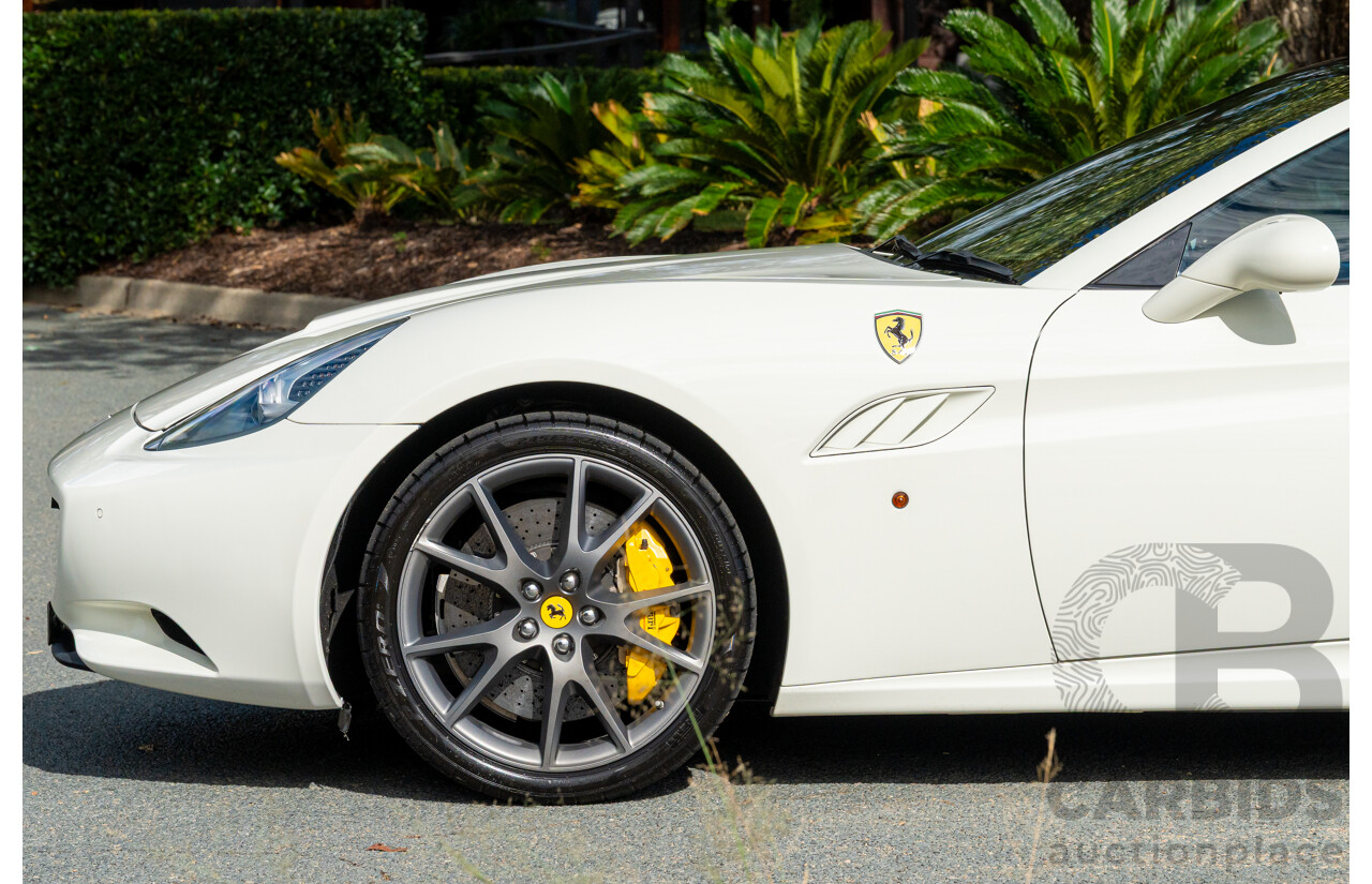 6/2012 Ferrari California 30 Edition 2d Convertible Bianco White V8 4.3L
