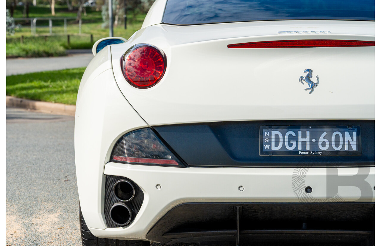 6/2012 Ferrari California 30 Edition 2d Convertible Bianco White V8 4.3L
