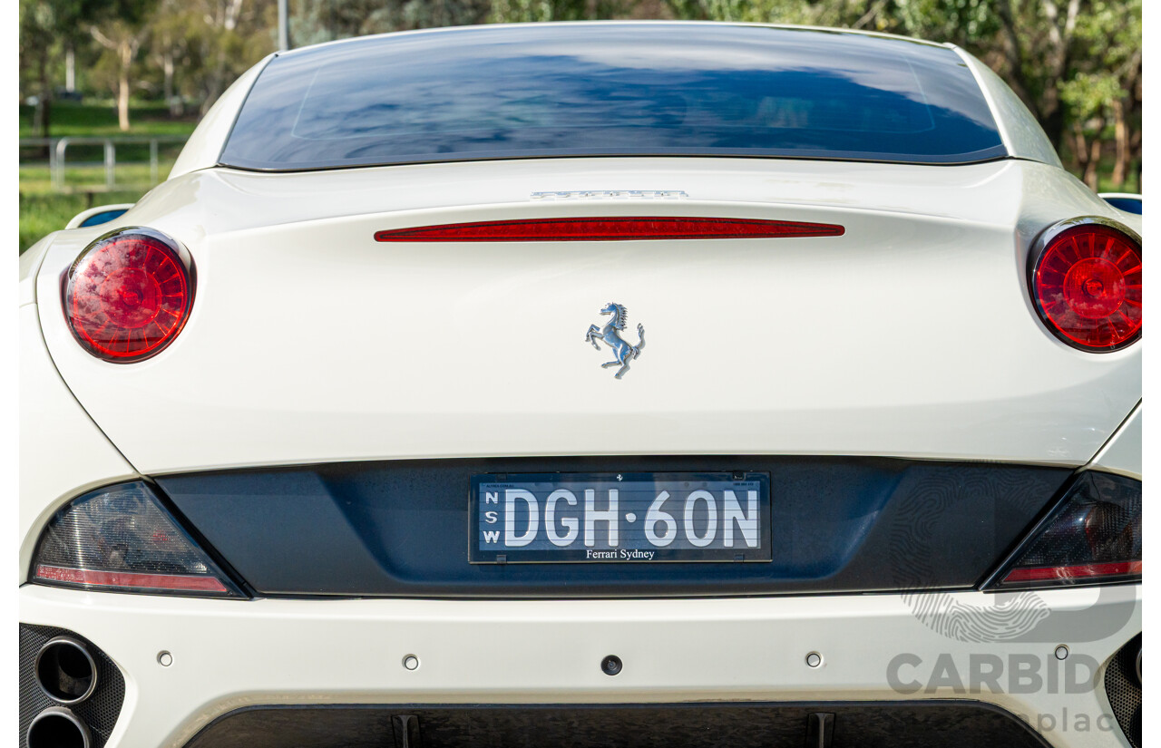 6/2012 Ferrari California 30 Edition 2d Convertible Bianco White V8 4.3L