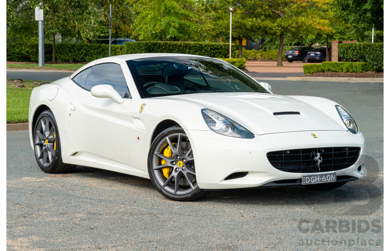 6/2012 Ferrari California 30 Edition 2d Convertible Bianco White V8 4.3L