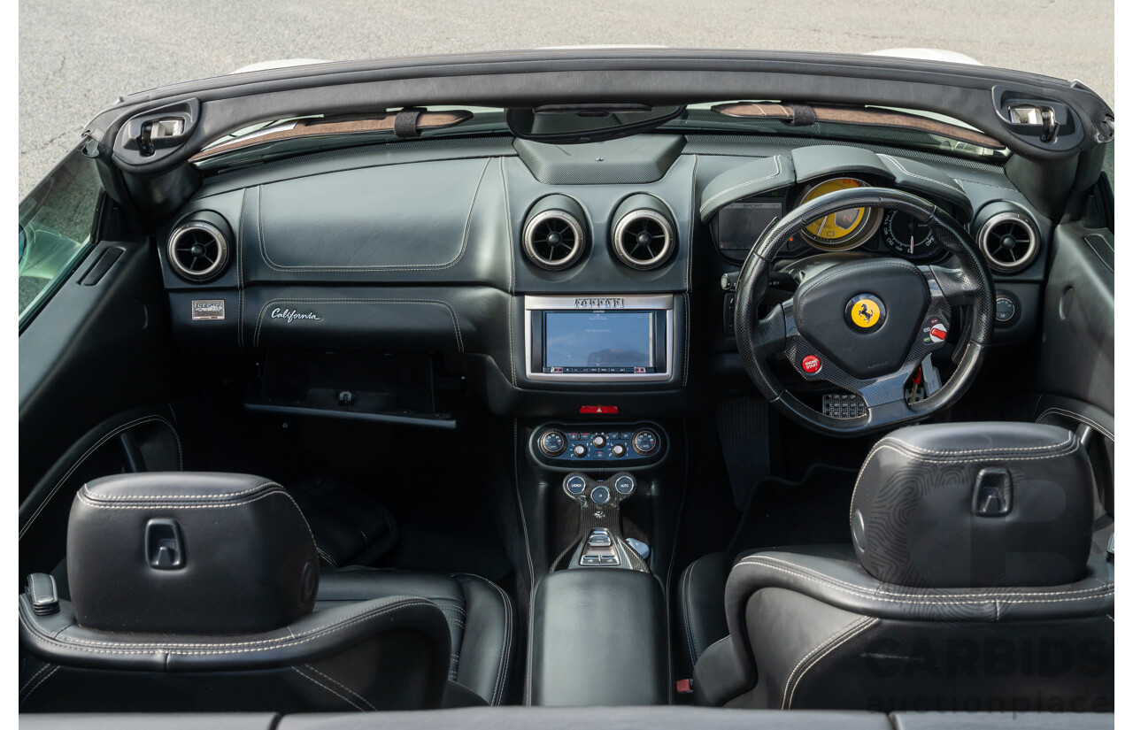 6/2012 Ferrari California 30 Edition 2d Convertible Bianco White V8 4.3L