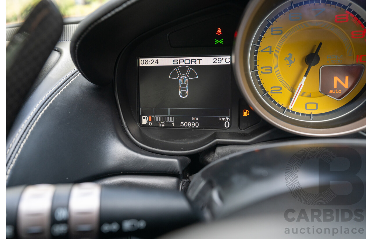 6/2012 Ferrari California 30 Edition 2d Convertible Bianco White V8 4.3L