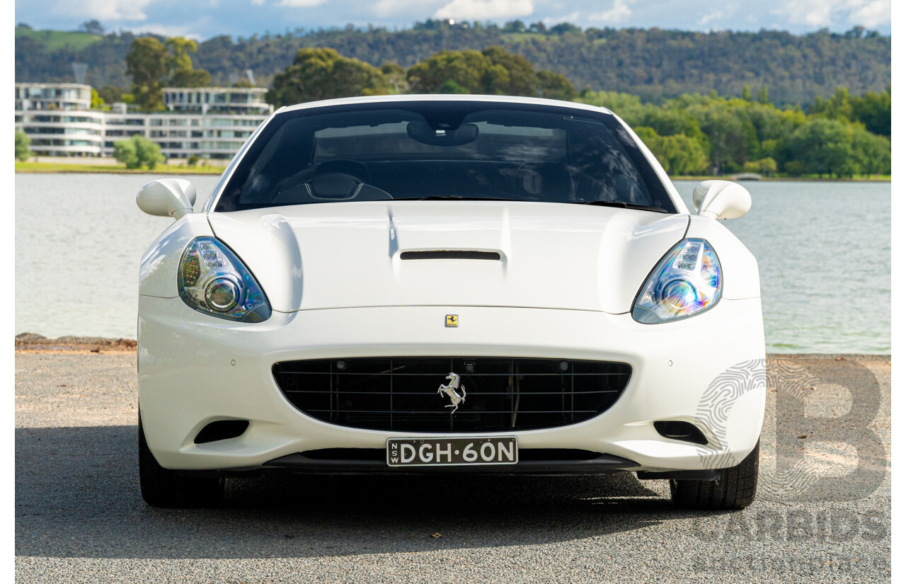 6/2012 Ferrari California 30 Edition 2d Convertible Bianco White V8 4.3L