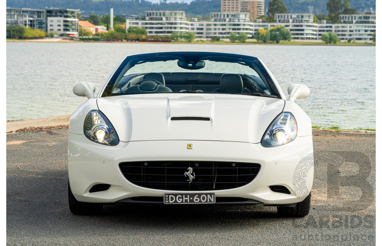 6/2012 Ferrari California 30 Edition 2d Convertible Bianco White V8 4.3L