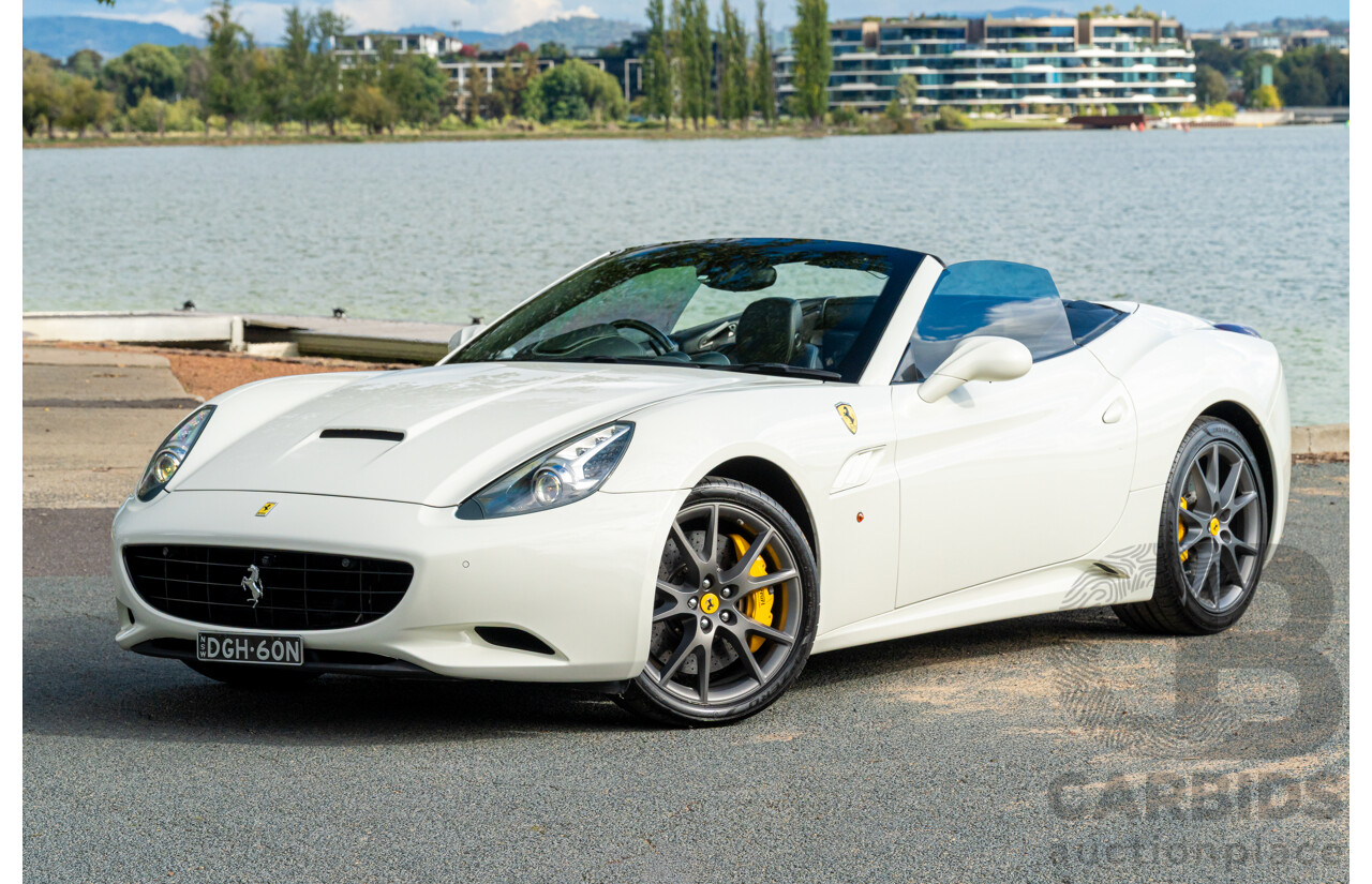 6/2012 Ferrari California 30 Edition 2d Convertible Bianco White V8 4.3L
