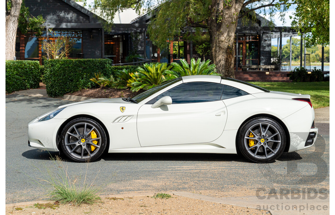 6/2012 Ferrari California 30 Edition 2d Convertible Bianco White V8 4.3L