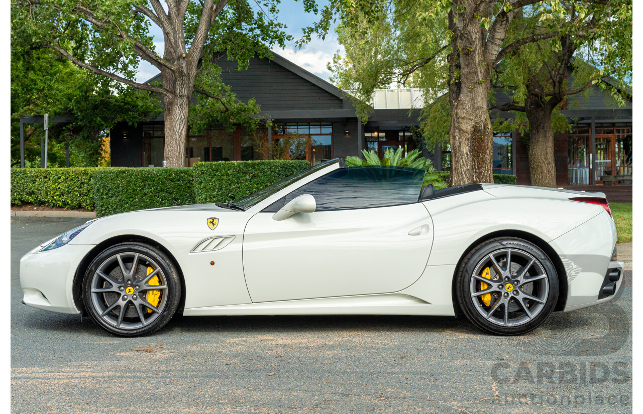 6/2012 Ferrari California 30 Edition 2d Convertible Bianco White V8 4.3L