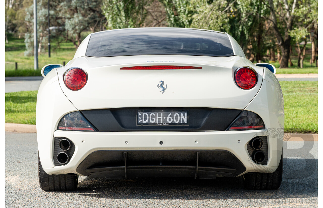 6/2012 Ferrari California 30 Edition 2d Convertible Bianco White V8 4.3L