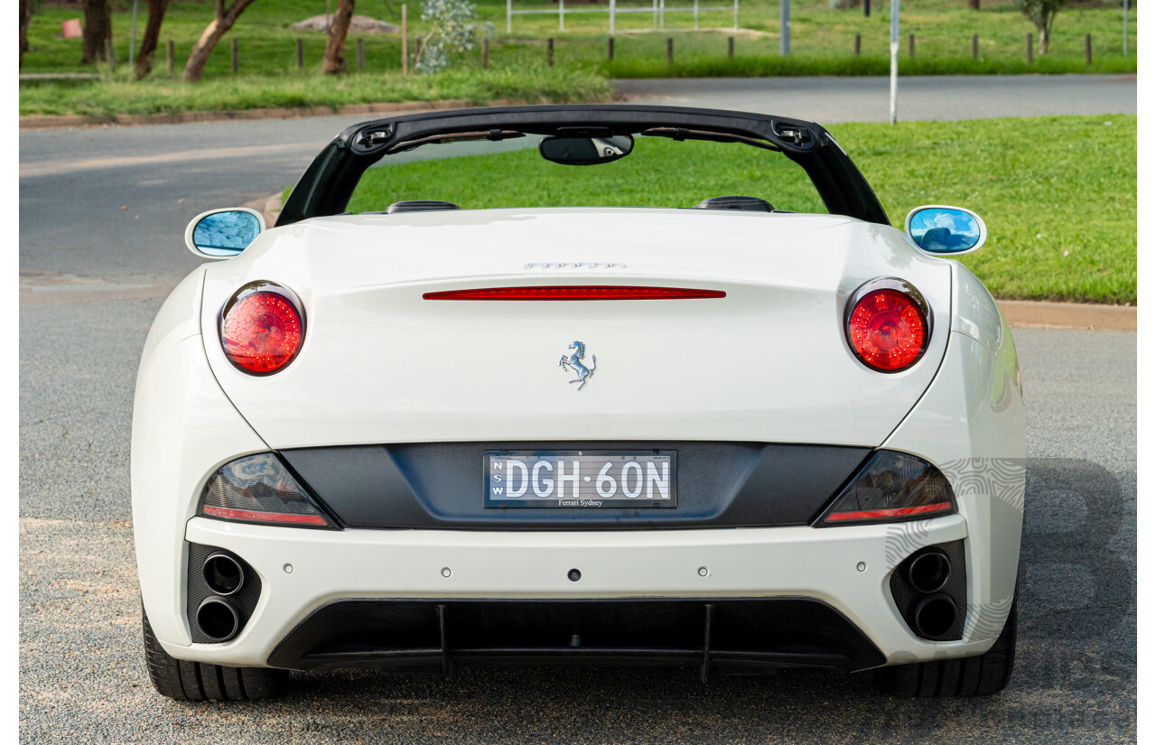 6/2012 Ferrari California 30 Edition 2d Convertible Bianco White V8 4.3L