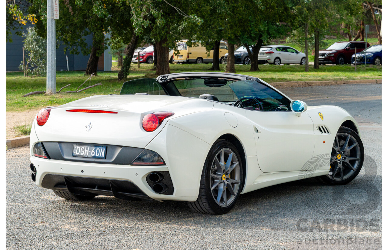 6/2012 Ferrari California 30 Edition 2d Convertible Bianco White V8 4.3L