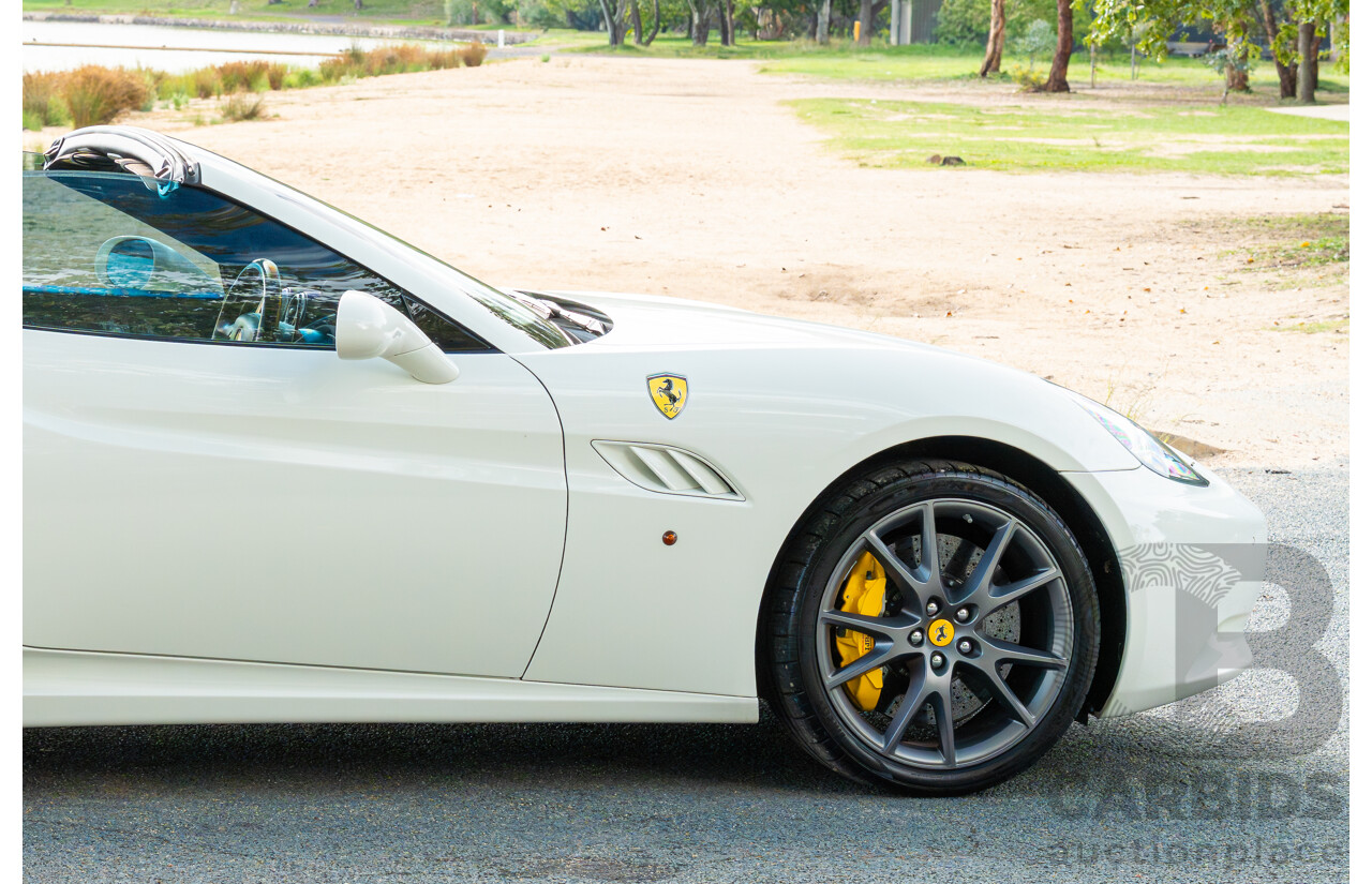 6/2012 Ferrari California 30 Edition 2d Convertible Bianco White V8 4.3L