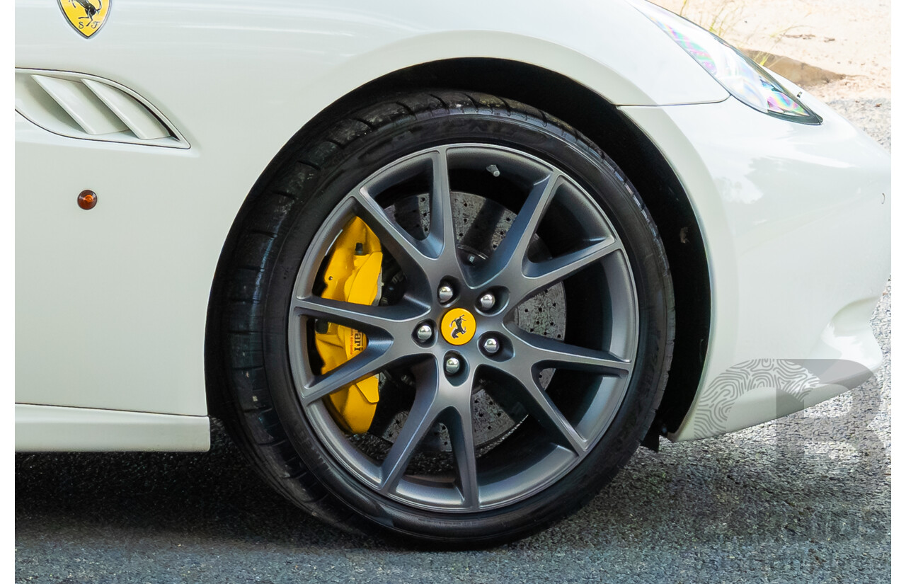 6/2012 Ferrari California 30 Edition 2d Convertible Bianco White V8 4.3L