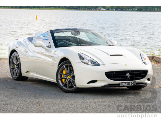 6/2012 Ferrari California 30 Edition 2d Convertible Bianco White V8 4.3L