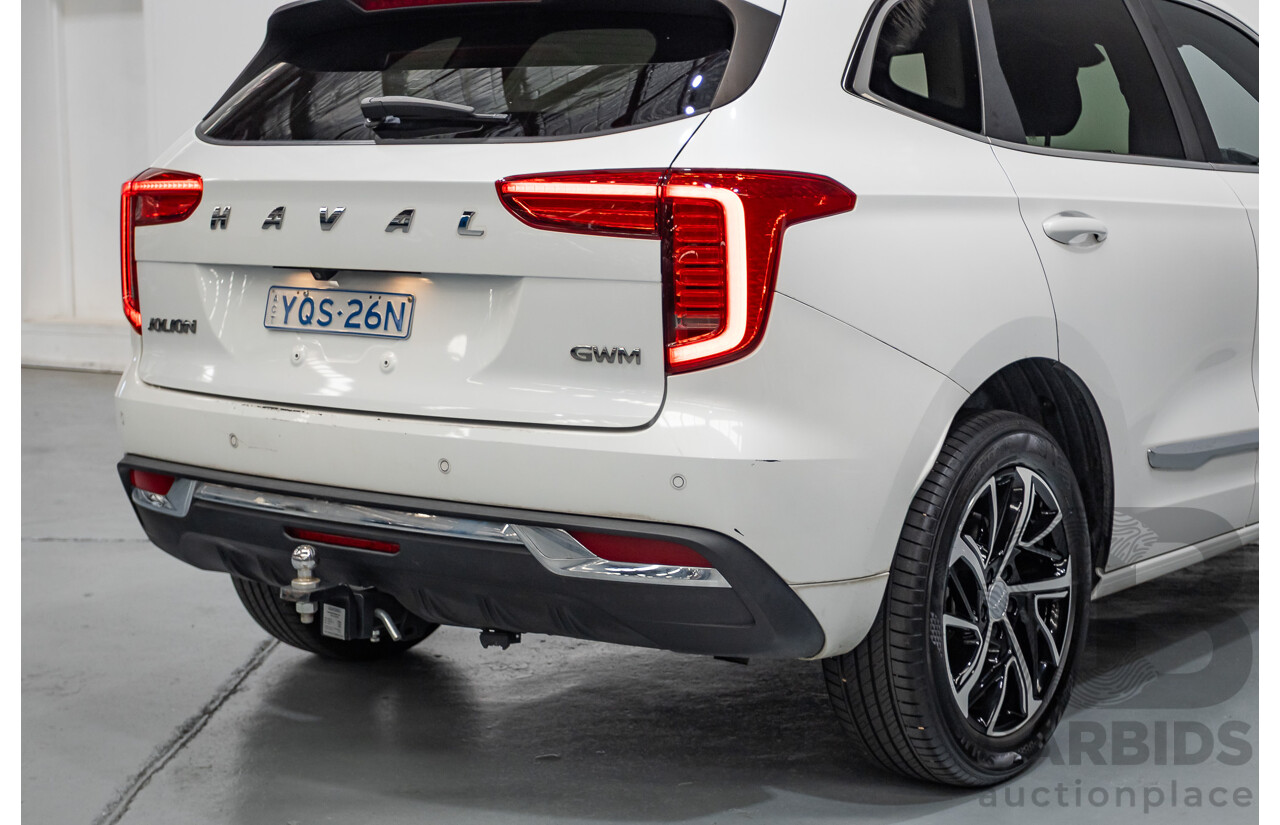 12/2021 GWM Haval Jolion Ultra MST 4D Wagon White Turbo 1.5L