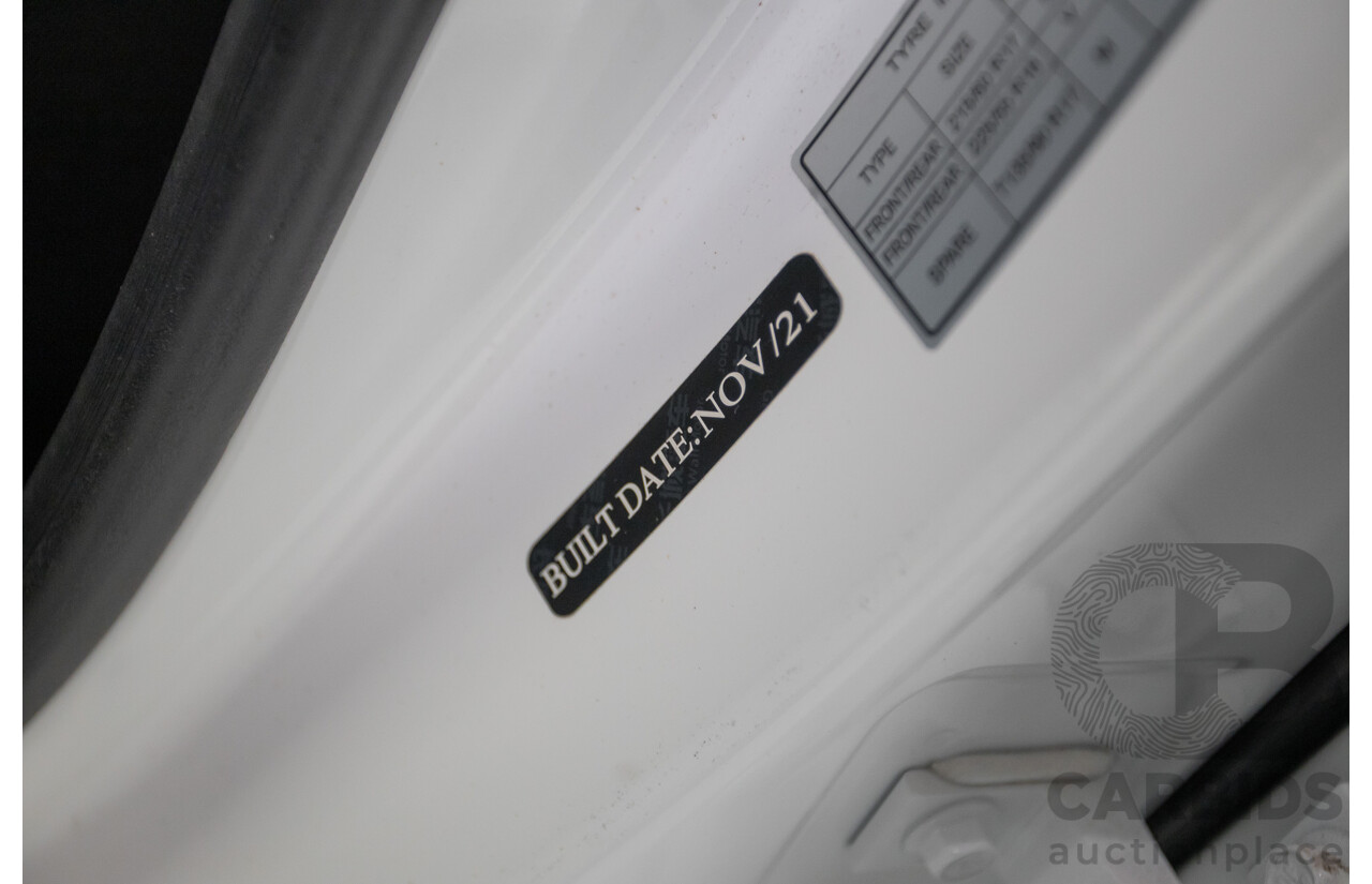 12/2021 GWM Haval Jolion Ultra MST 4D Wagon White Turbo 1.5L