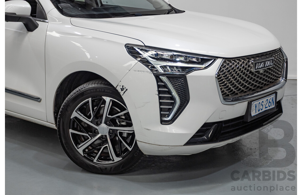 12/2021 GWM Haval Jolion Ultra MST 4D Wagon White Turbo 1.5L
