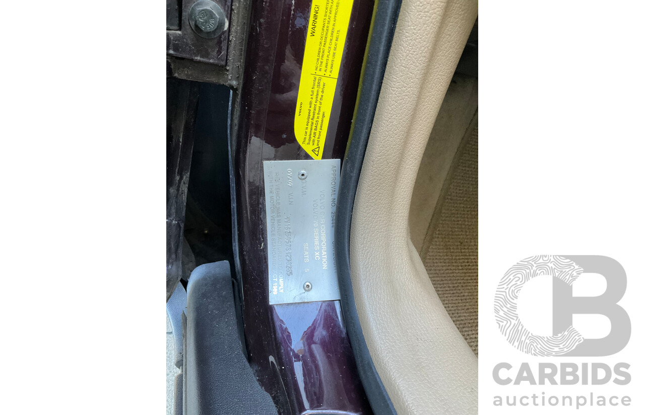 7/2007 Volvo XC70 SE MY06 4d Wagon Maroon 2.5L