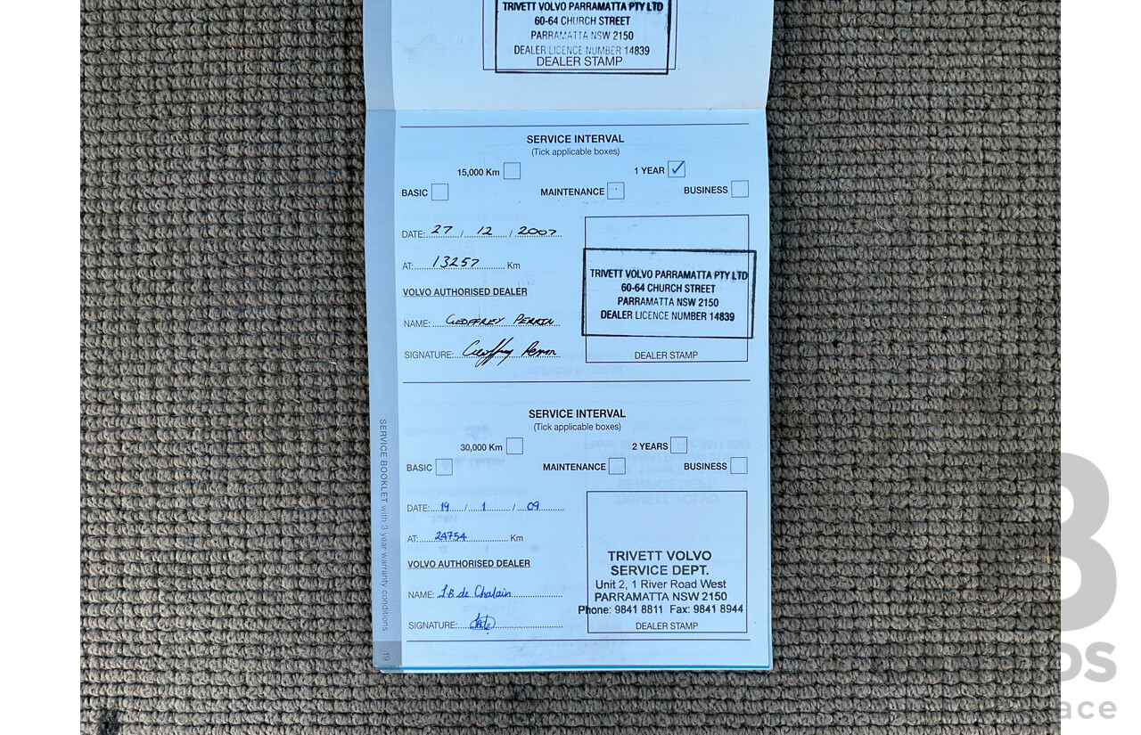 7/2007 Volvo XC70 SE MY06 4d Wagon Maroon 2.5L