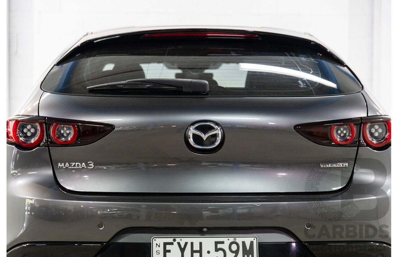 10/2019 Mazda Mazda3 G25 Astina (FWD) BP 5d Hatchback Machine Grey Metallic 2.5L