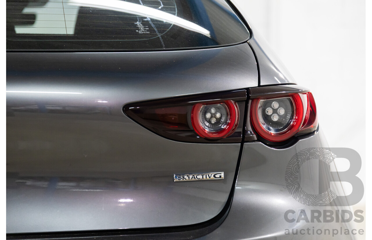 10/2019 Mazda Mazda3 G25 Astina (FWD) BP 5d Hatchback Machine Grey Metallic 2.5L