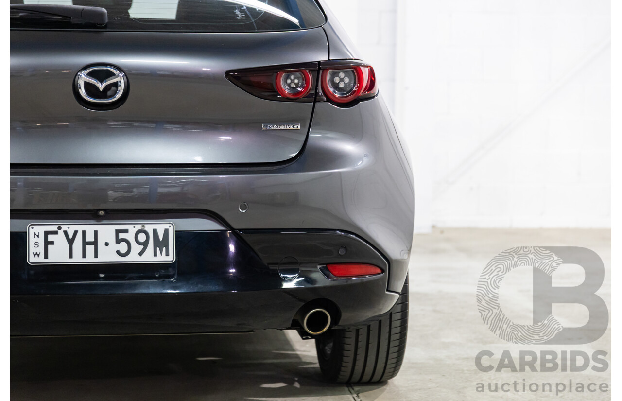 10/2019 Mazda Mazda3 G25 Astina (FWD) BP 5d Hatchback Machine Grey Metallic 2.5L