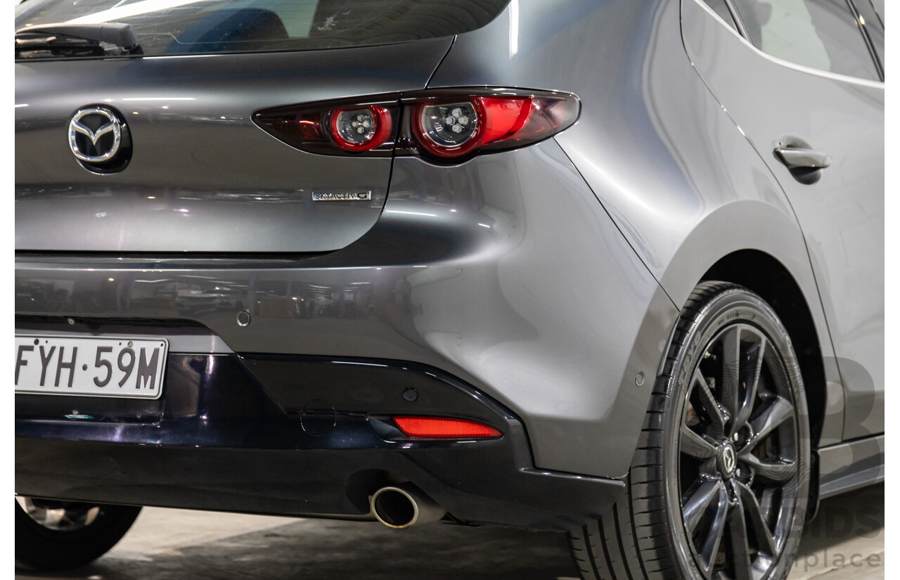 10/2019 Mazda Mazda3 G25 Astina (FWD) BP 5d Hatchback Machine Grey Metallic 2.5L