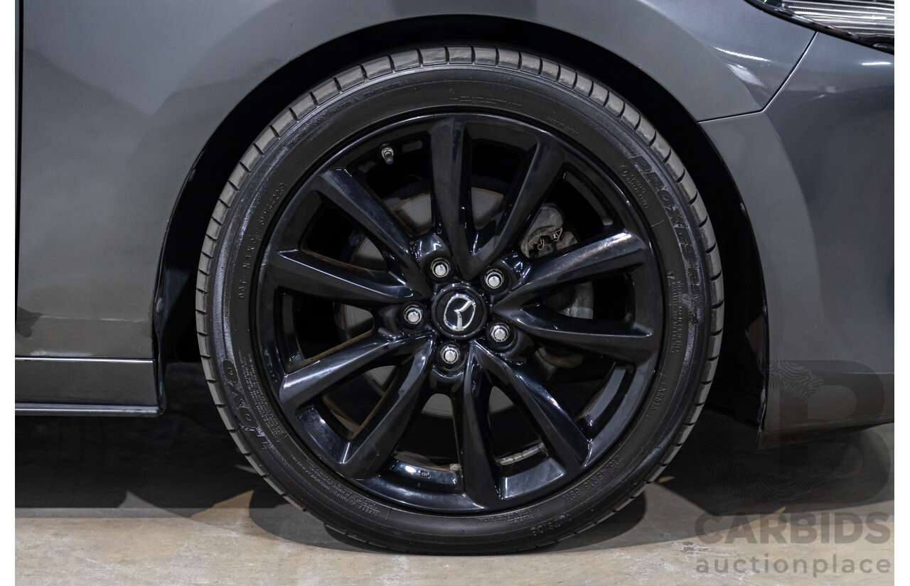 10/2019 Mazda Mazda3 G25 Astina (FWD) BP 5d Hatchback Machine Grey Metallic 2.5L