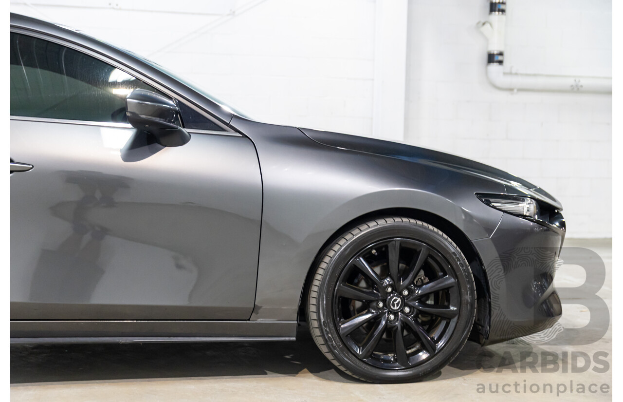 10/2019 Mazda Mazda3 G25 Astina (FWD) BP 5d Hatchback Machine Grey Metallic 2.5L