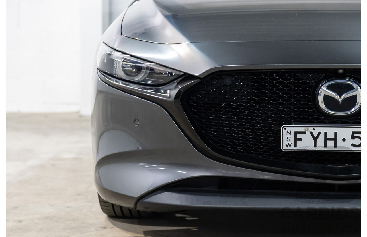 10/2019 Mazda Mazda3 G25 Astina (FWD) BP 5d Hatchback Machine Grey Metallic 2.5L