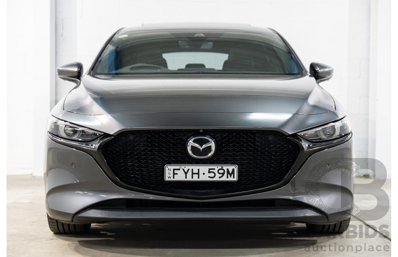 10/2019 Mazda Mazda3 G25 Astina (FWD) BP 5d Hatchback Machine Grey Metallic 2.5L