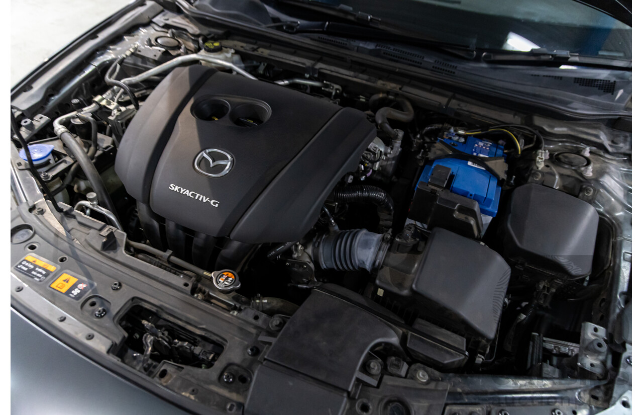 10/2019 Mazda Mazda3 G25 Astina (FWD) BP 5d Hatchback Machine Grey Metallic 2.5L