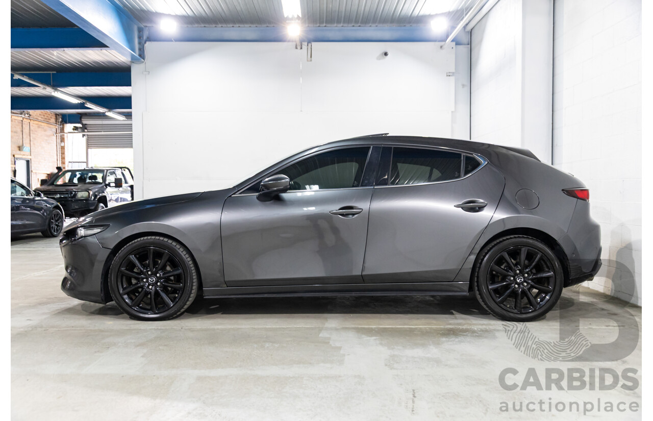 10/2019 Mazda Mazda3 G25 Astina (FWD) BP 5d Hatchback Machine Grey Metallic 2.5L