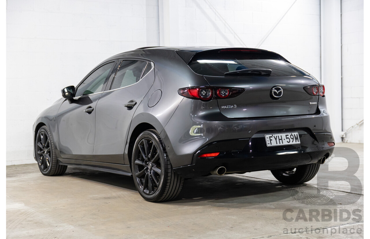 10/2019 Mazda Mazda3 G25 Astina (FWD) BP 5d Hatchback Machine Grey Metallic 2.5L