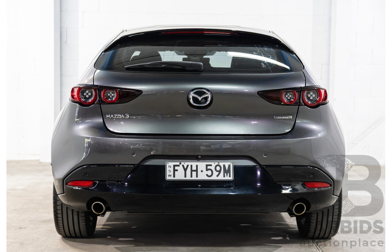 10/2019 Mazda Mazda3 G25 Astina (FWD) BP 5d Hatchback Machine Grey Metallic 2.5L