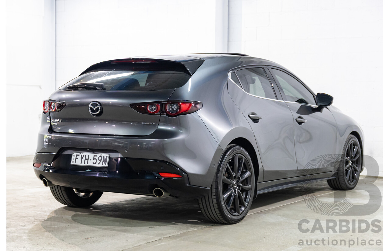 10/2019 Mazda Mazda3 G25 Astina (FWD) BP 5d Hatchback Machine Grey Metallic 2.5L