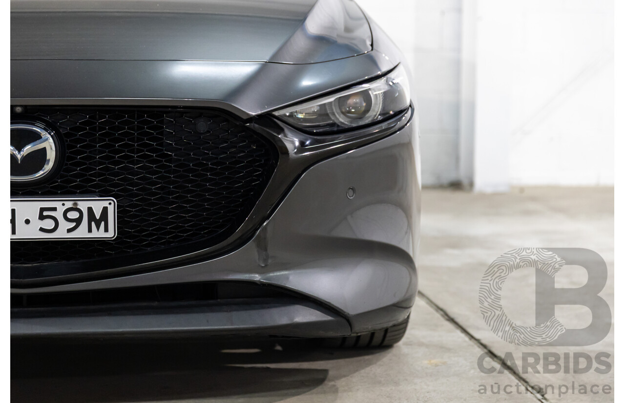 10/2019 Mazda Mazda3 G25 Astina (FWD) BP 5d Hatchback Machine Grey Metallic 2.5L