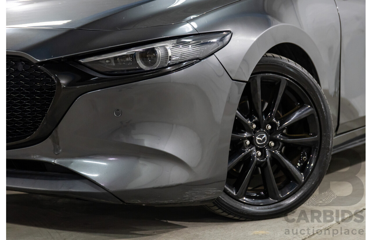10/2019 Mazda Mazda3 G25 Astina (FWD) BP 5d Hatchback Machine Grey Metallic 2.5L