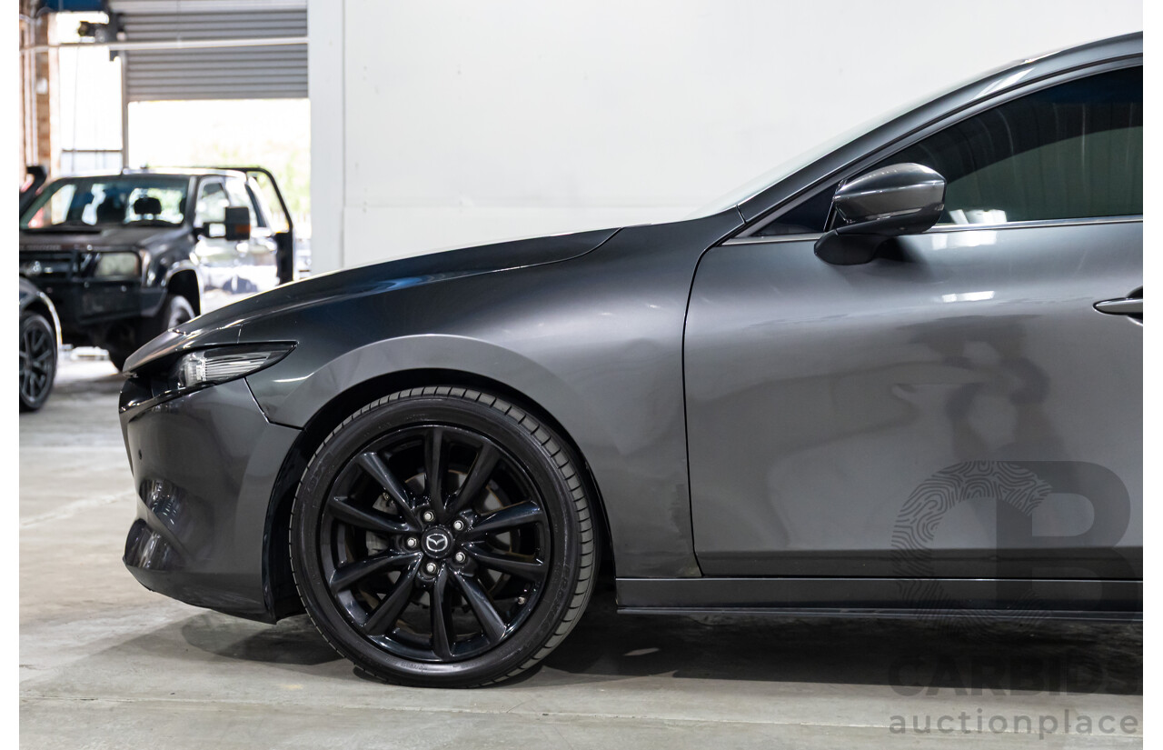 10/2019 Mazda Mazda3 G25 Astina (FWD) BP 5d Hatchback Machine Grey Metallic 2.5L
