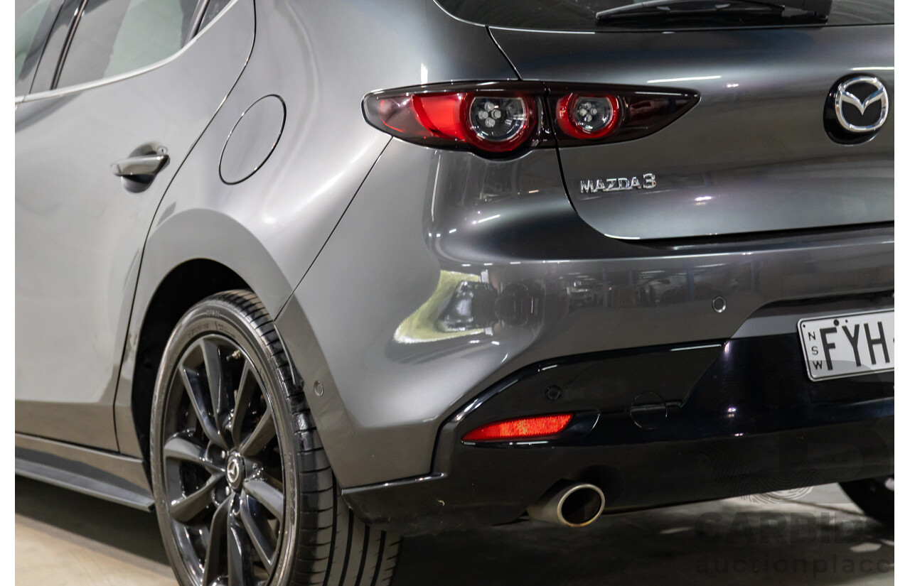 10/2019 Mazda Mazda3 G25 Astina (FWD) BP 5d Hatchback Machine Grey Metallic 2.5L