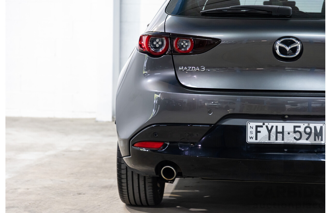 10/2019 Mazda Mazda3 G25 Astina (FWD) BP 5d Hatchback Machine Grey Metallic 2.5L